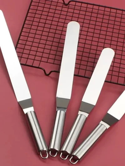 6/8/10/12 Inch Stainless Steel Cream Icing Frosting Spatula for Cake DIY Cake Decorating Tools Utensils Accessories