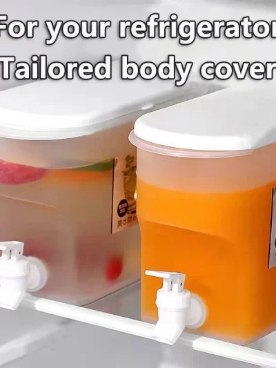 3.5L Water Kettle With Faucet Beverage Dispenser Cold Juice Lemonade Drinks Bucket Liquid Storage