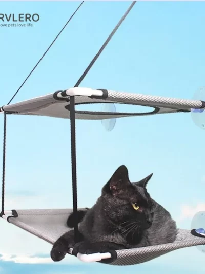 Cat Hammock Window Bed Kitten Sunny Seat Hanging Mount Beds Cat Sofa double-decker