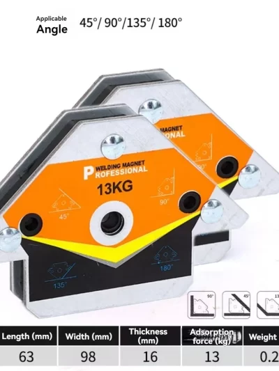 2pcs 13KG Magnetic Welding Holders Angle Solder Arrow Magnet Weld Fixer Positioner