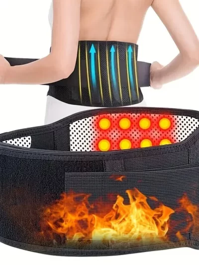 Adjustable Waist Belt Brace Self Heating Magnetic Back Waist Support Belt Lumbar Brace