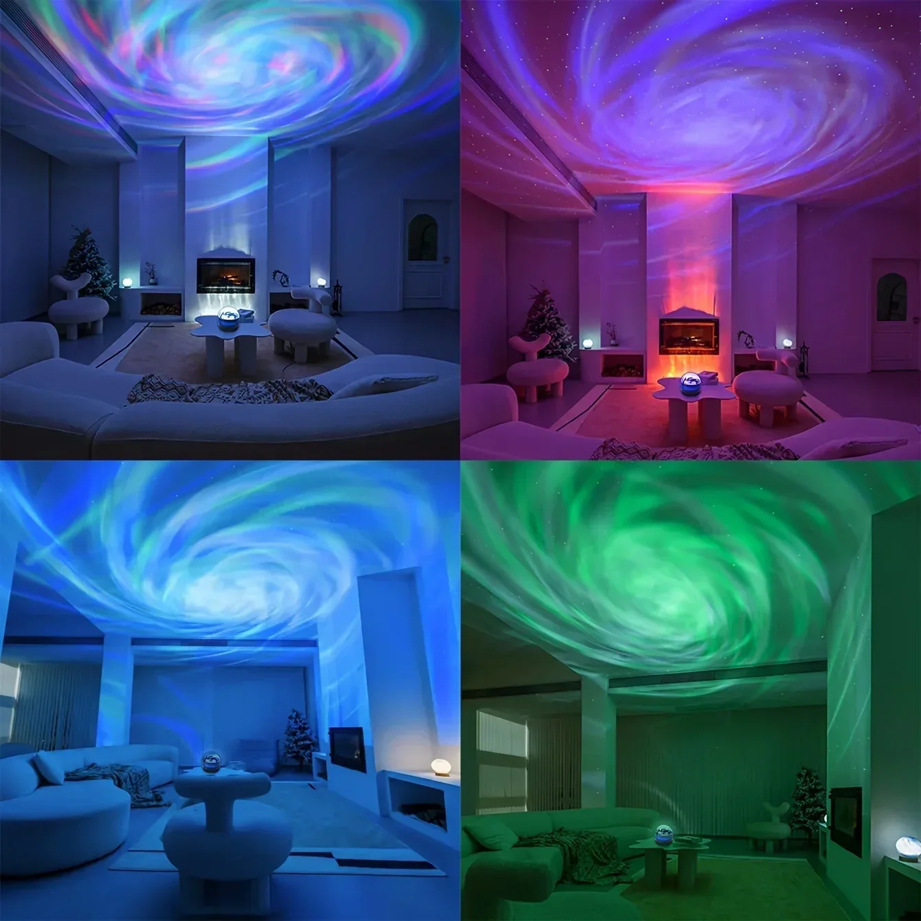 LED Galaxy Projector Light Multi-color Remote Control for Bedroom Decoration - Image 2