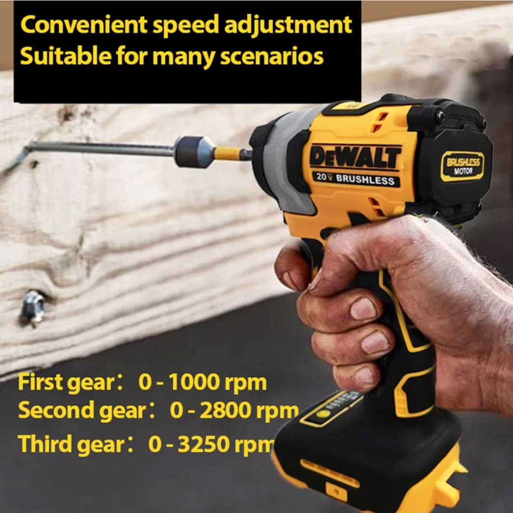 DEWALT DCF850 Impact Driver Electric Driver 20V Brushless Cordless 3250RPM screwdrivers - Image 5