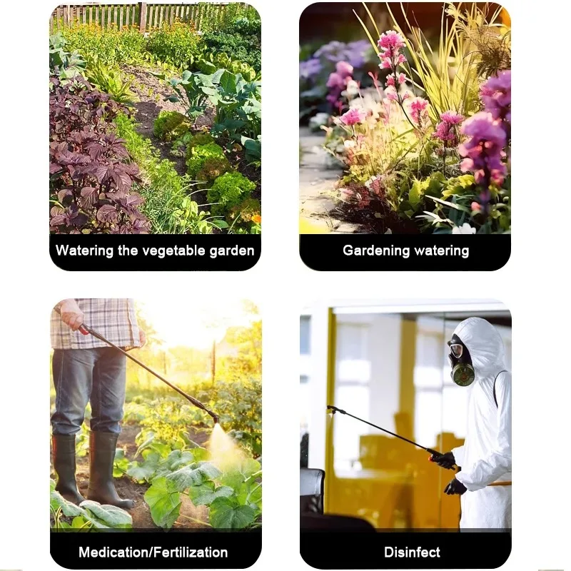 New 8-liter agricultural spray, high pressure sprayer backpack type, electric irrigation disinfection pesticide spray - Image 10