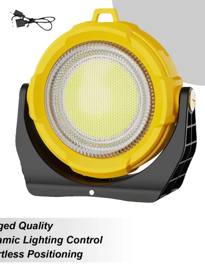 Work Lights Rechargeable RGB Magnetic Flashlights Mechanics Waterproof Bright Solar LED Lamp Multi-mode For Workshop Camping Job