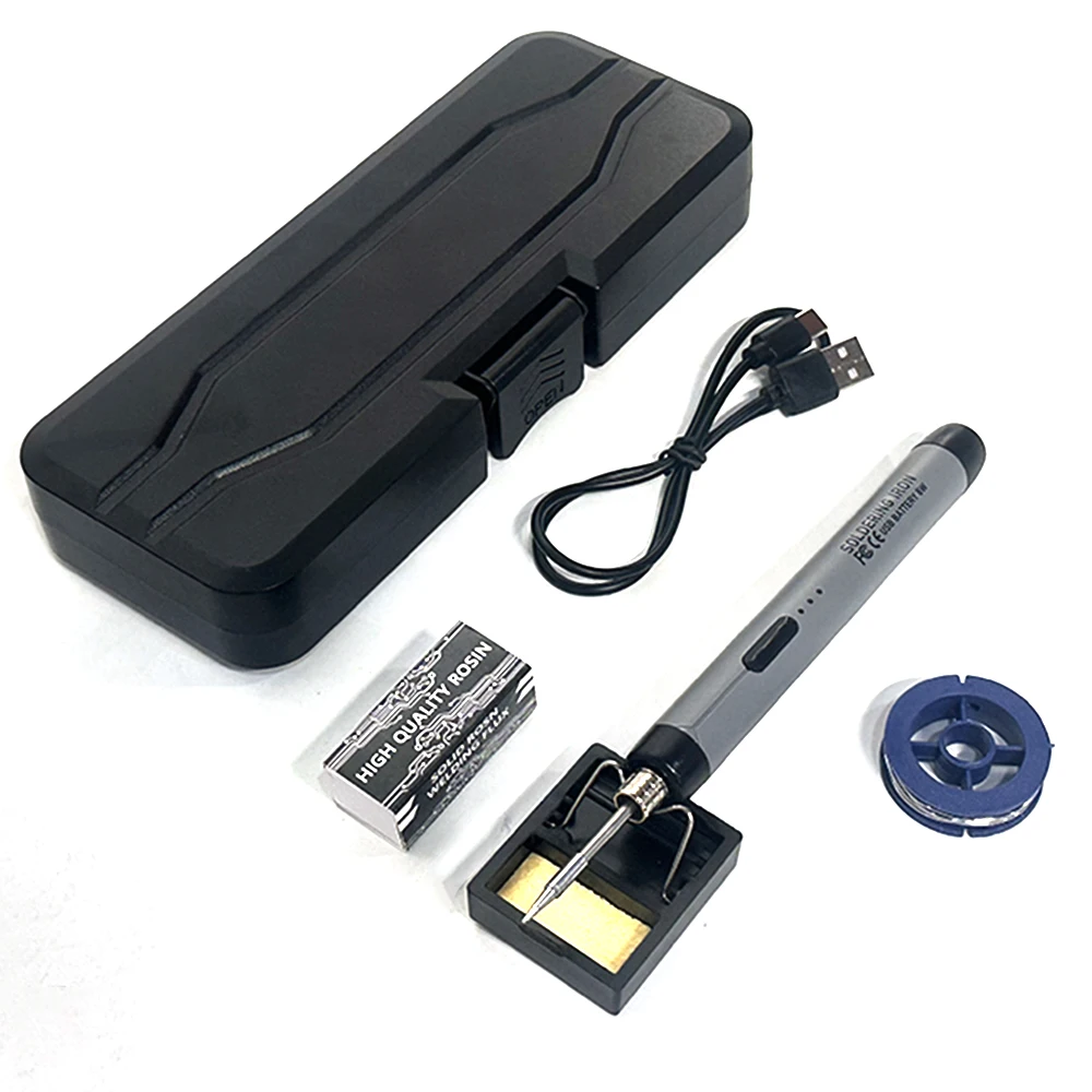 USB soldering iron mini small soldering iron set portable household type-C interface 800mAh battery Adjustable temperature - Image 28
