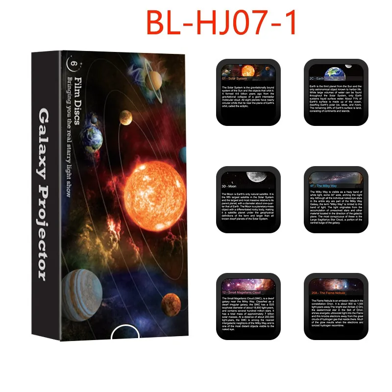 Night Light Galaxy Projector Starry Sky Projector Planetarium Lamp 6 Pack (Projector Not Included) - Image 10