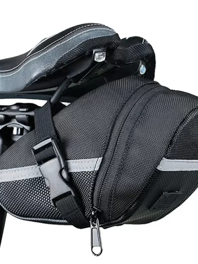 Nylon Bicycle Bag Waterproof Mountain Bike Saddle Storage Seat Rear Tool Pouch