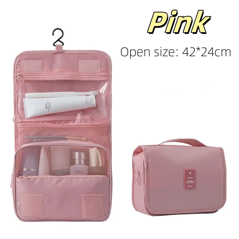 High Quality Travel Makeup Bag Waterproof Toiletries Organizer - Image 11