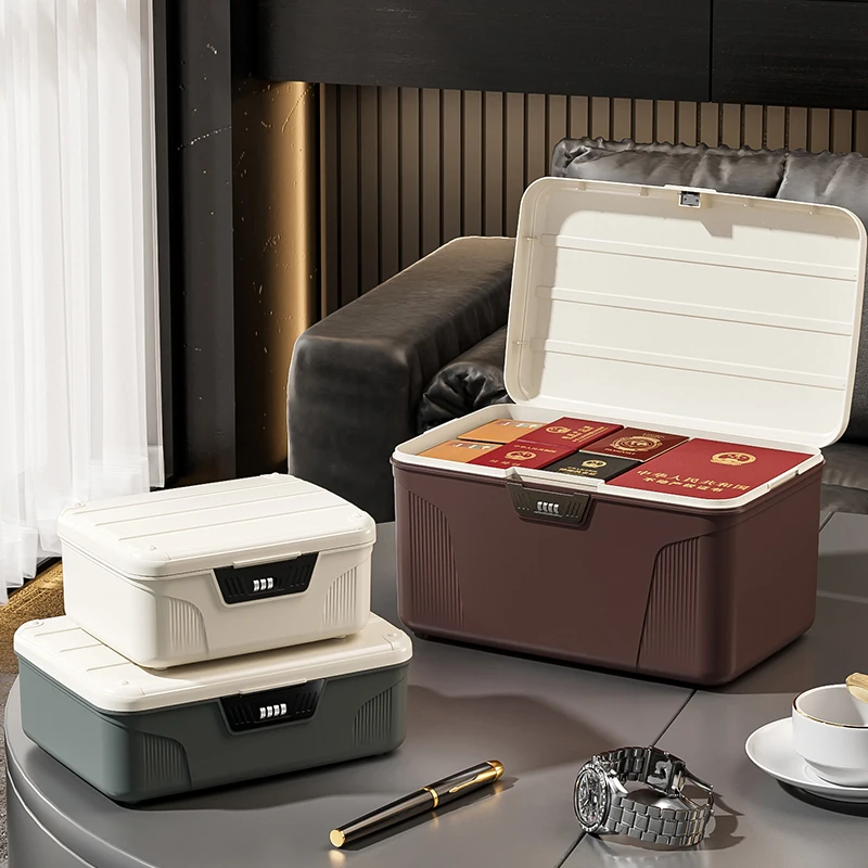 Digital Password Lock Safe Box Passport Medicine Portable Organizer Case Household Cash Jewelry Privacy Security Storage Box - Image 2