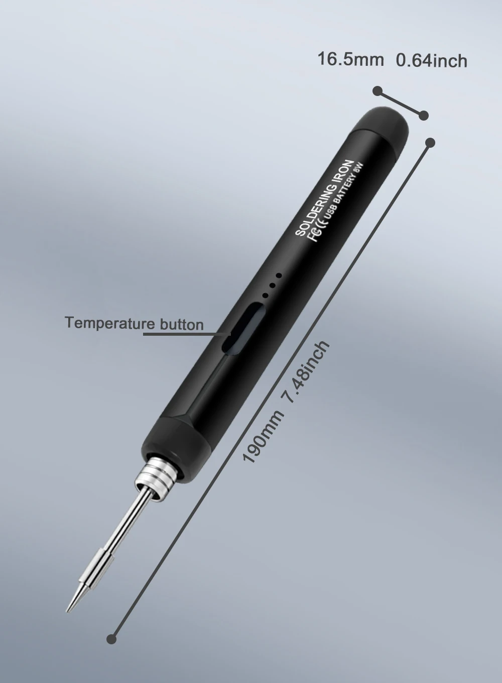 USB soldering iron mini small soldering iron set portable household type-C interface 800mAh battery Adjustable temperature - Image 27