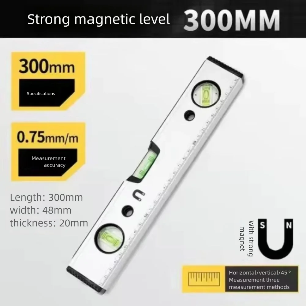 Magnetic Spirit Level High Precision Level Measuring Instrument Horizontal Ruler Rustproof - Image 9