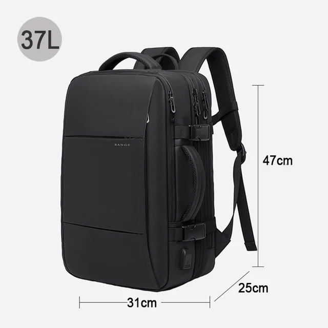 BANGE Expandable Backpack Waterproof 17.3 in Laptop Backpack Large Capacity - Image 14