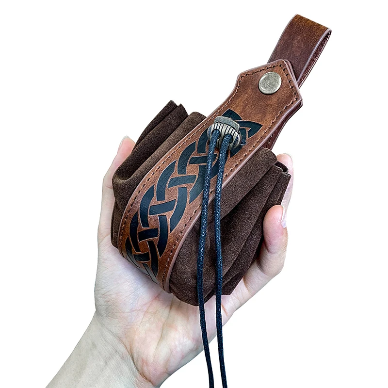 Viking-style Medieval Pouch That Can Be Hung On a Belt - Image 11