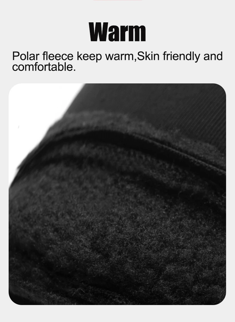 Winter Warm Gloves Flip Over Expose Two Fingers Gloves Waterproof Windproof - Image 12