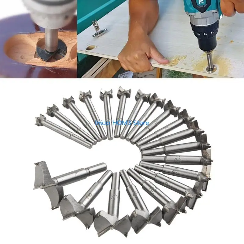 A5YD 20pcs/set 14-50mm Forstner Drill Bits Woodworking Centering Hole Cutter - Image 10