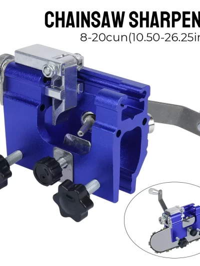 Electric Saws Repair Tools Wood and Garden With 3 Grinding Rod Woodworking Chainsaw Sharpener