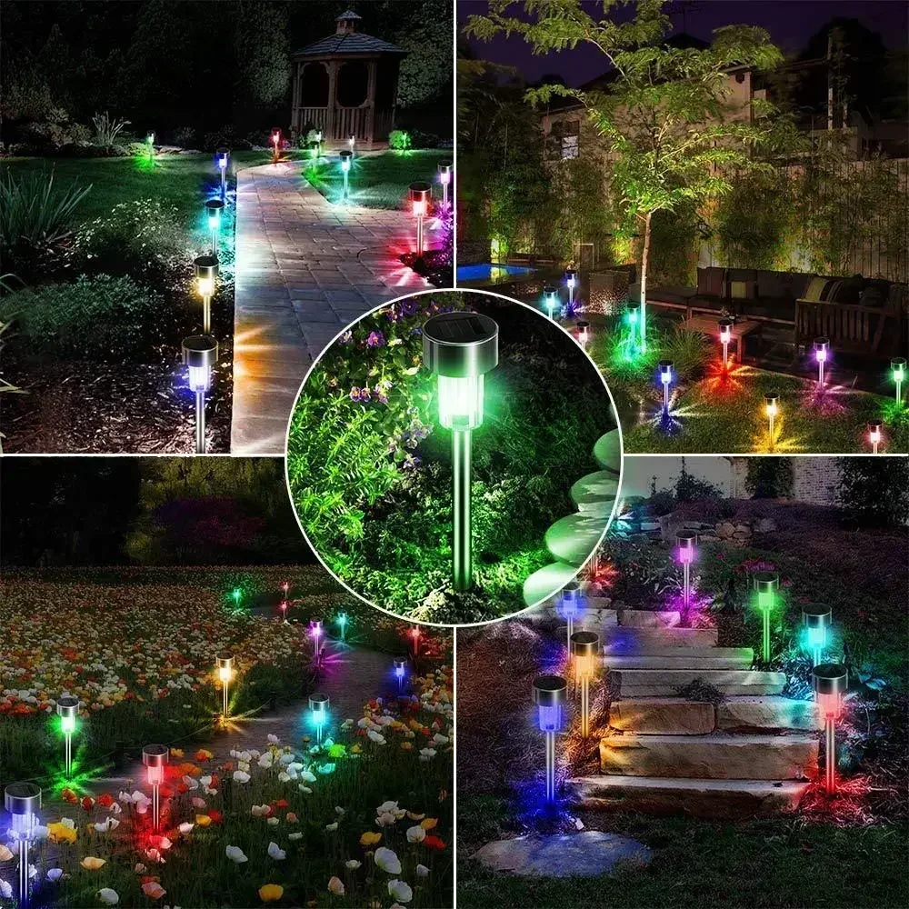 Outdoor Solar Lights Garden Lamp Solar Powered Waterproof Landscape Path LED Light for Yard - Image 25