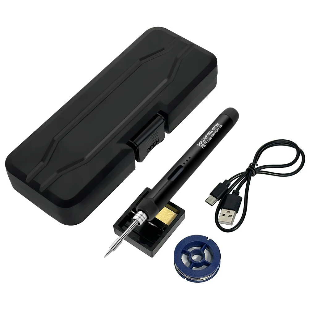 USB soldering iron mini small soldering iron set portable household type-C interface 800mAh battery Adjustable temperature - Image 11
