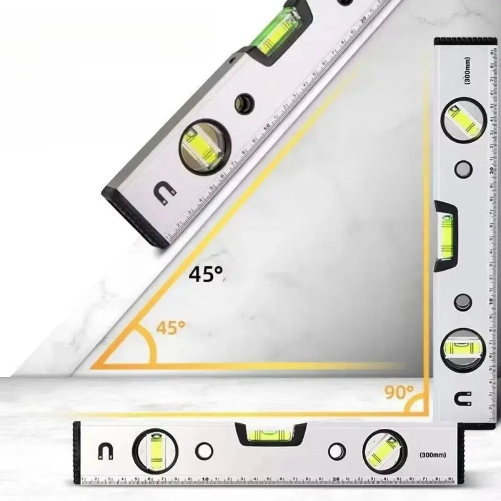 Magnetic Spirit Level High Precision Level Measuring Instrument Horizontal Ruler Rustproof - Image 2
