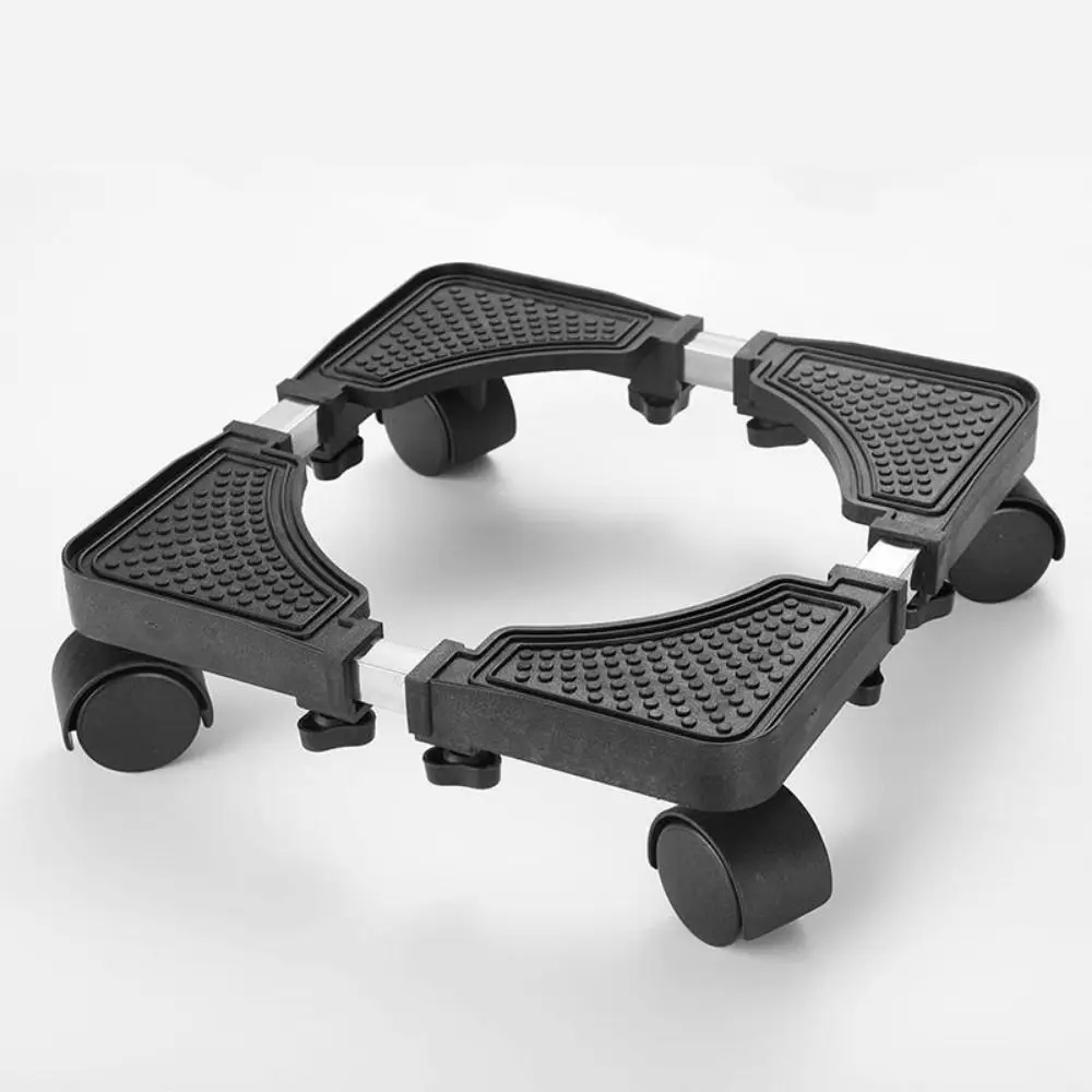 Adjustable Universal Wheel Mobile Rack Retractable 4 Locking Wheels Washing Machine Holder - Image 12