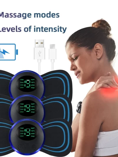 Electric Neck Massager EMS Muscle Massage Stimulator Low Frequency Instrument