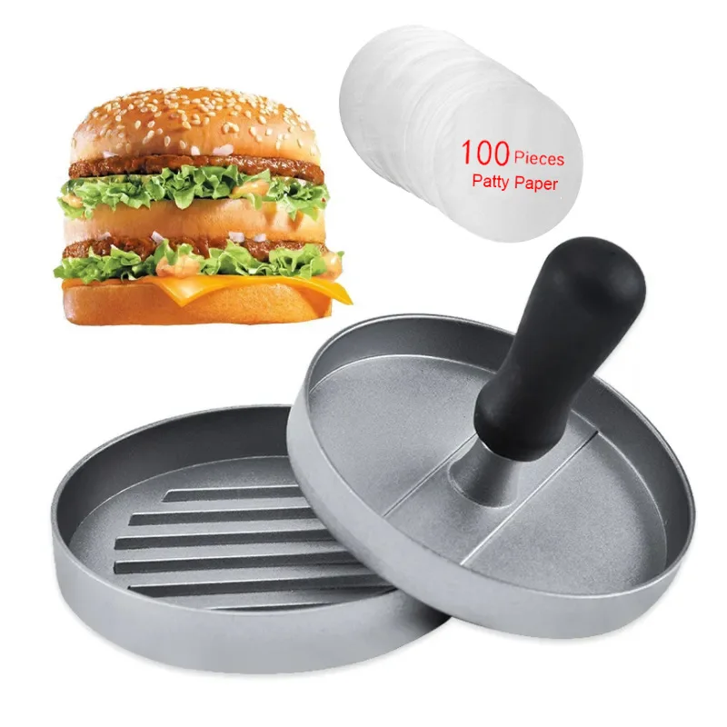 Circular Burger Mold Burger Press Non-stick Meat Pie Machine - Image 12