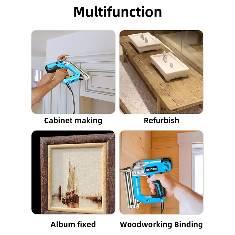 Electric Nail Gun Machine 2300W 220V Woodworking Furniture Electrical Straight Staple Nail F30/F25/F20/F15 Stapler Shooter - Image 6