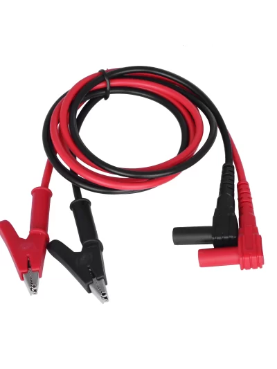 20A 90CM Alligator Clip to Banana Plug Test Cable Lead Connector Dual Probe 4mm Crocodile Clip For Multimeter Measure Tool