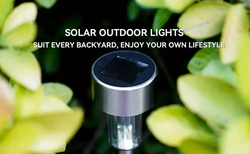 Outdoor Solar Lights Garden Lamp Solar Powered Waterproof Landscape Path LED Light for Yard - Image 14