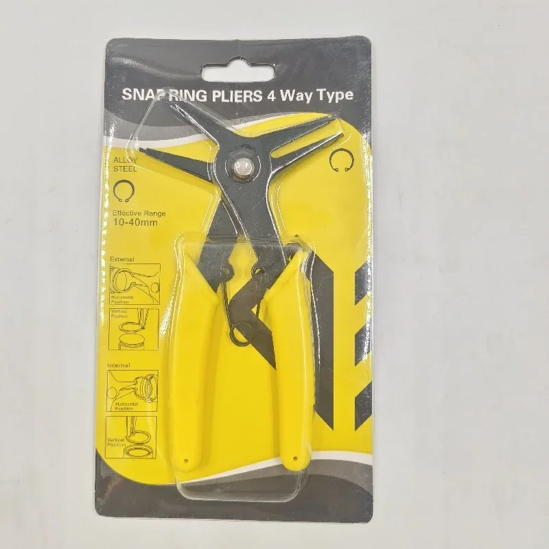 Circlip Pliers 2 in 1 Internal and External Dual Purpose Pliers External Spring Pliers - Image 7