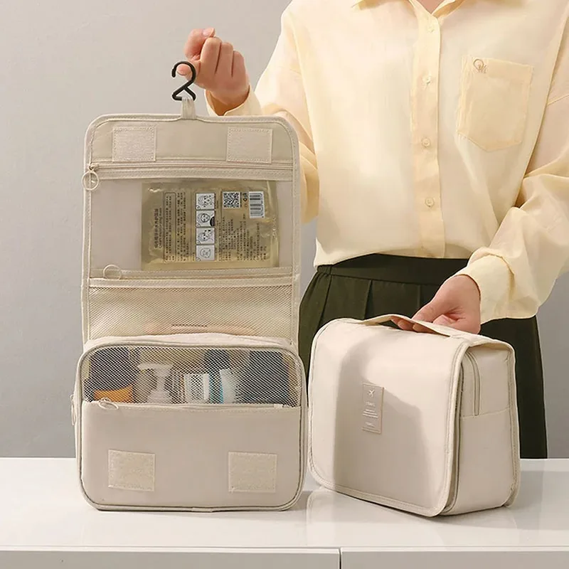 High Quality Travel Makeup Bag Waterproof Toiletries Organizer - Image 13