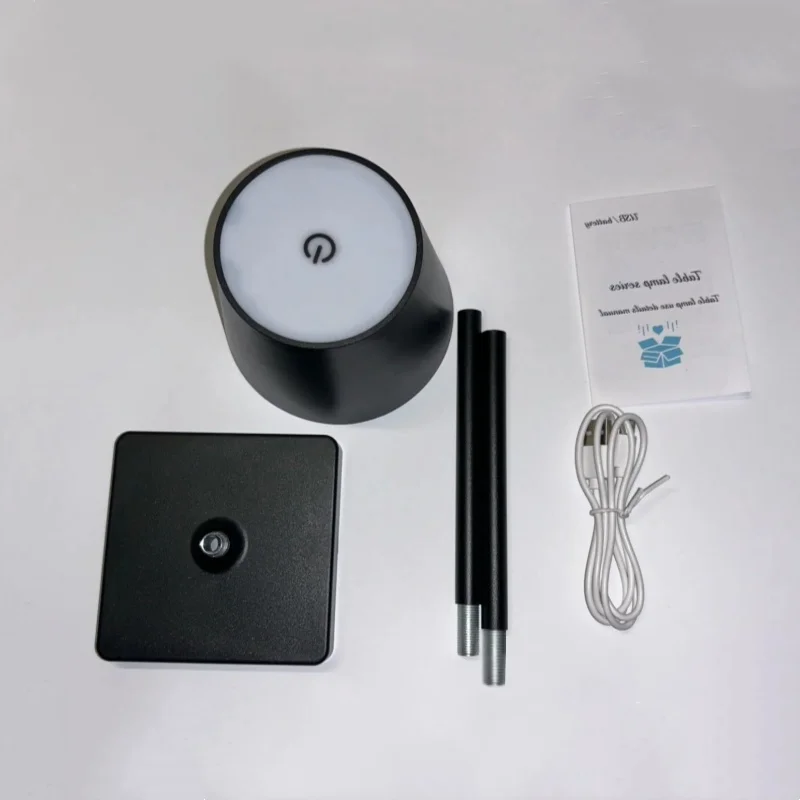 Rechargeable LED Table Lamp Touch Switch 3 Levels Dimmable Desk Lights - Image 16