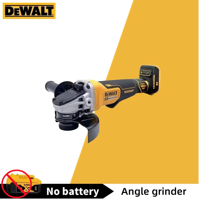 DEWALT 20V MAX* Angle Grinder, Paddle Switch,DCG416B 125mm Wireless Brushless Angle Grinder 9000RPM Lithium Battery Powered Cutt - Image 8