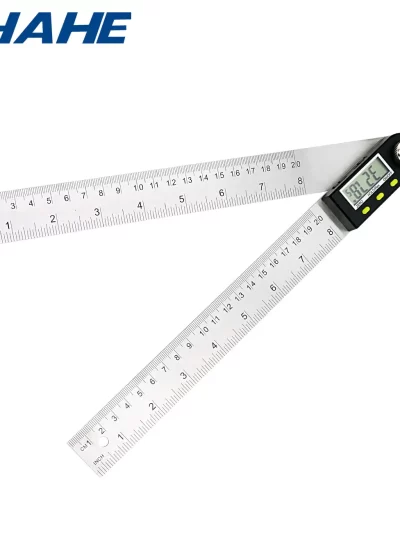 Shahe 200mm Digital Protractor Inclinometer Electronic Angle Gauge Stainless Steel Angle Ruler Goniometer Electronic Protractor