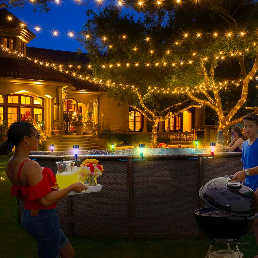 Outdoor Solar Lights Garden Lamp Solar Powered Waterproof Landscape Path LED Light for Yard - Image 31