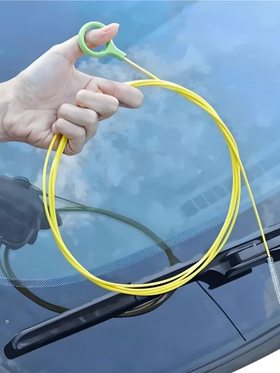 2m Car Sewer Unclogger Cleaning Brush Car Sunroof Long Hose Drain Hole Drain Unclogger Car Pipe Tool Cleaner Auto Accessories