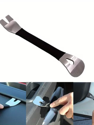 Car Audio Disassembly Tool Stainless Steel PryClip Rocker Crowbar Bar Door Panel Disassembly