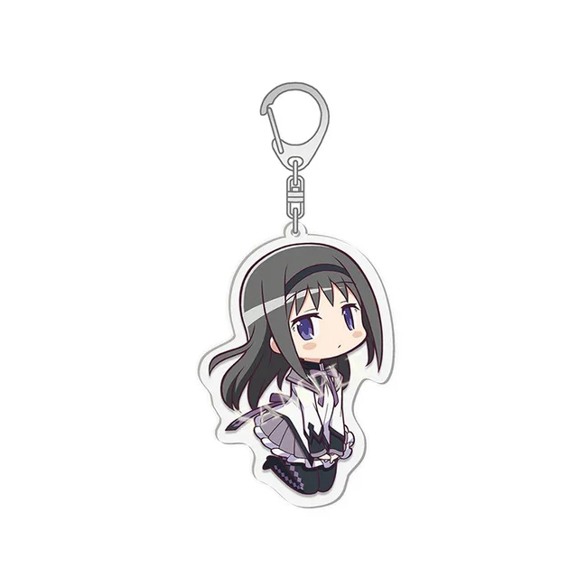 Anime Puella Magi Madoka Magica Keychain Kaname Akemi Homura Miki Sayaka Tomoe Mami Kyoko Key Chain Ring For Fans Gifts Jewelry - Image 3