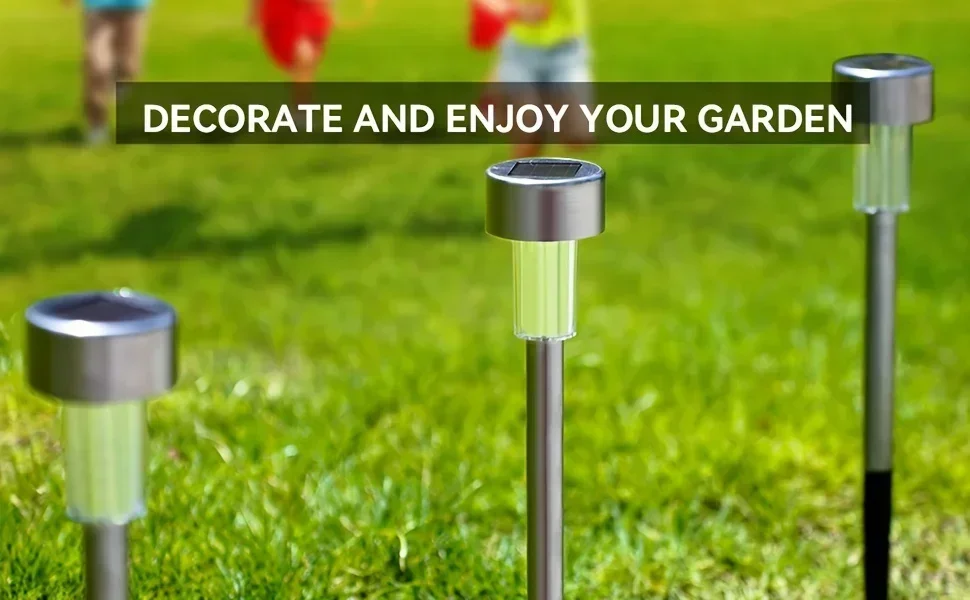 Outdoor Solar Lights Garden Lamp Solar Powered Waterproof Landscape Path LED Light for Yard - Image 17