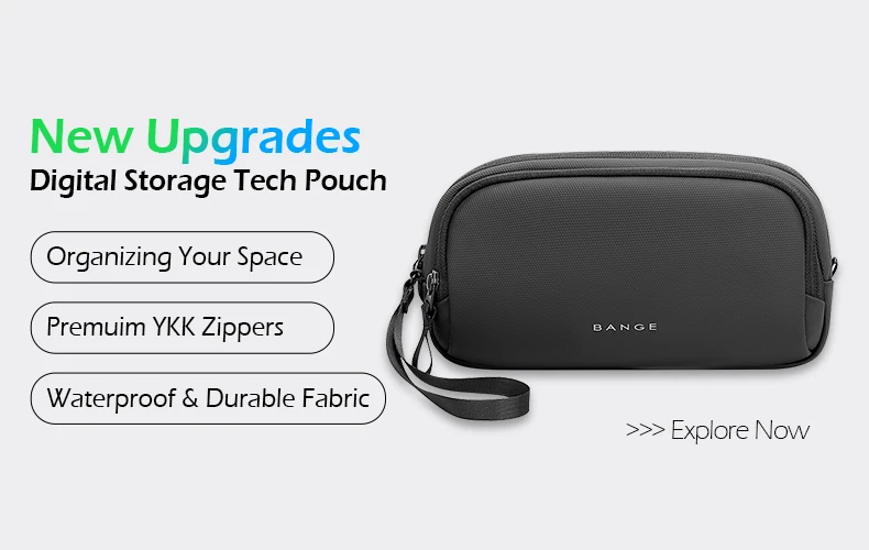 BANGE Expandable Backpack Waterproof 17.3 in Laptop Backpack Large Capacity - Image 15