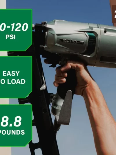 Framing Nailer | Pneumatic 2 to 3-1/4-Inch Nails ,Tool-less Depth Adjustment 21 Degree Magazine