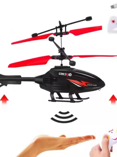 Crash Resistant Remote Control Aircraft Induction Helicopter Dual-mode Suspended Drone Toy with Lighting