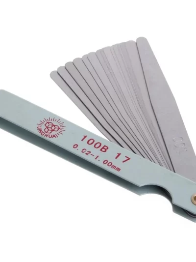 17 Car Blades Feeler Gauge Metric Gap Filler 0.02-1.00mm Spark Plug Thickness Measurment Hand Tool