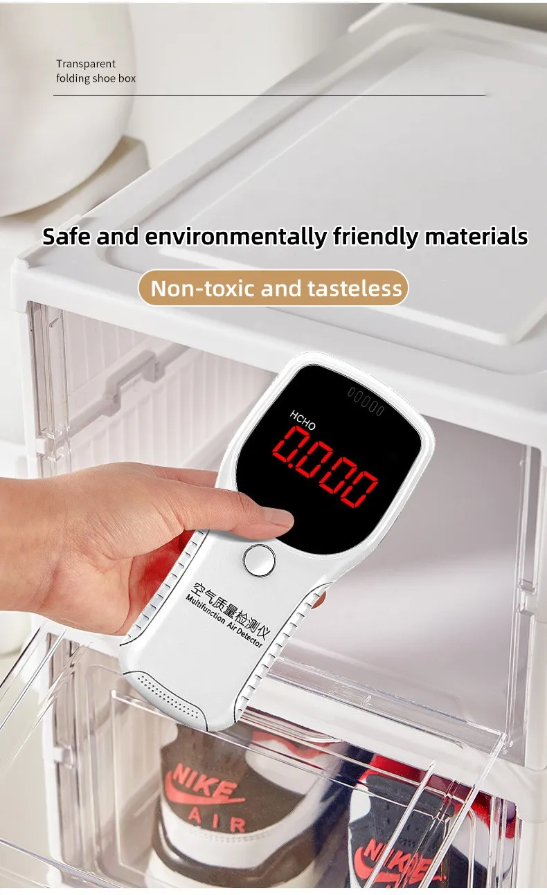 6 Layers Shoes Box Foldable Transparent Sneaker Shoe Storage Organizers Box Stackable - Image 13