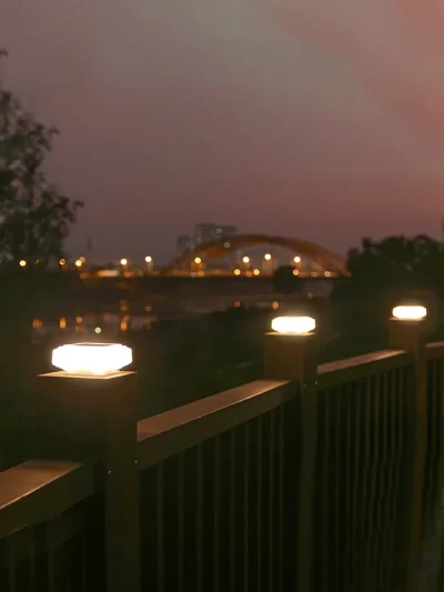 30Led Solar Pillar Light, Post Caps Lights, Waterproof Fence Post Lamp Outdoor