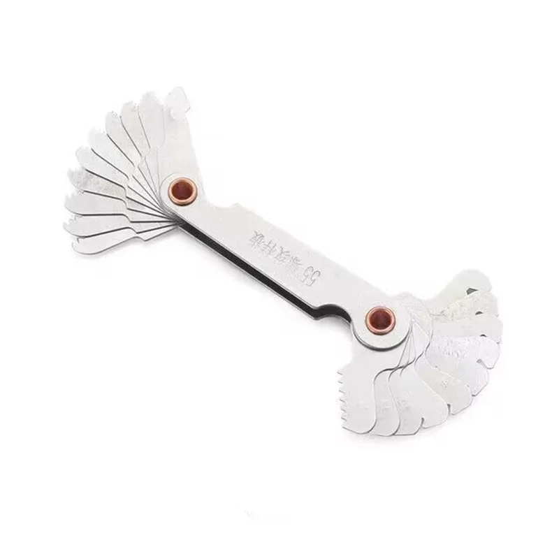 55/60 Degree Metric Inch Thread Plug Gauge Gear Tooth Screw Pitch Gauges - Image 9