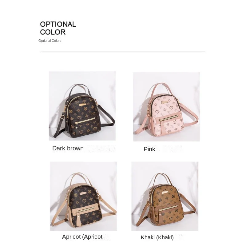 Flower backpack 2022 ladies bag fashion backpack women's - Image 13