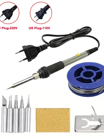 60W Adjustable Temperature Electric Soldering Iron EU 220V / ☆US Plug is110V☆ Welding Iron