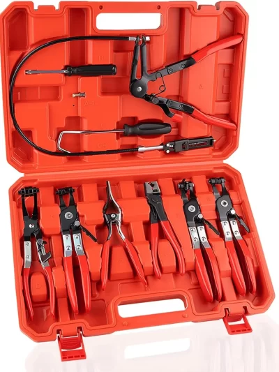 Hose Clamp Pliers, Wire Long Reach Hose Clamp Pliers Set